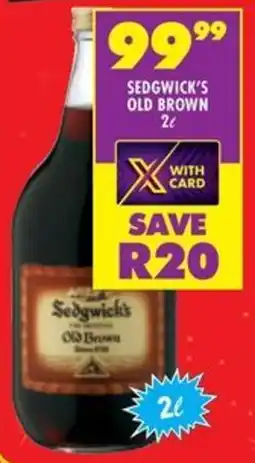 Shoprite Liquor SEDGWICK'S OLD BROWN 2L offer