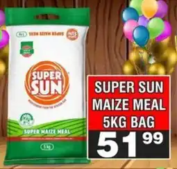 Advance Cash n Carry SUPER SUN MAIZE MEAL 5KG BAG offer