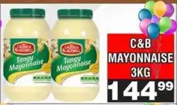 Advance Cash n Carry C&B MAYONNAISE 3KG offer