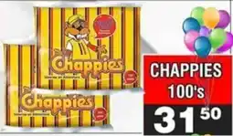 Advance Cash n Carry CHAPPIES 100's offer