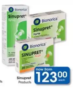 Clicks Sinupret Products offer