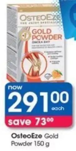 Clicks OsteoEze Gold Powder 150 g offer