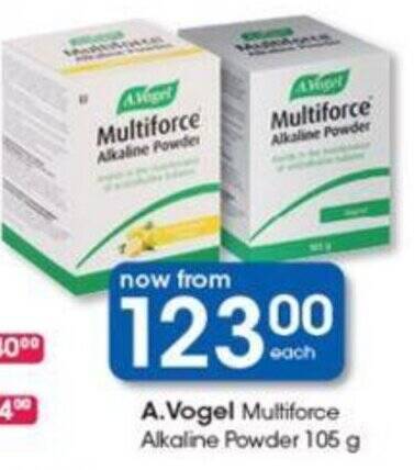 A.Vogel Multiforce Alkaline Powder 105 g offer at Clicks