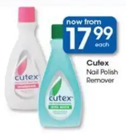 Clicks Cutex Nail Polish Remover offer