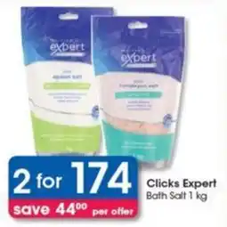 Clicks Clicks Expert Bath Salt 1 kg offer