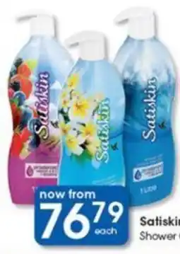 Clicks Satiskin Shower Gel 1 Litre offer