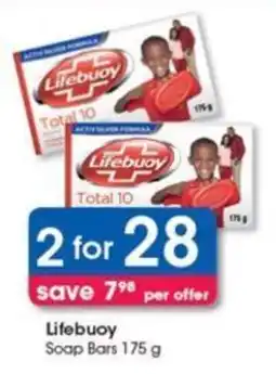 Clicks Lifebuoy Soap Bars 175 g offer
