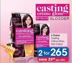 Clicks L'Oréal Casting Crème Gloss Hair Colour offer