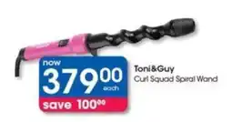 Clicks Toni&Guy Curl Squad Spiral Wand offer
