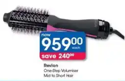 Clicks Revlon One-Step Volumiser Mid to Short Hair offer