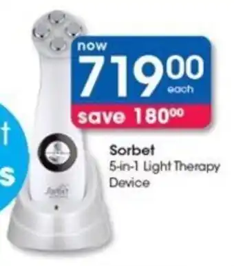 Clicks Sorbet 5-in-1 Light Therapy Device offer