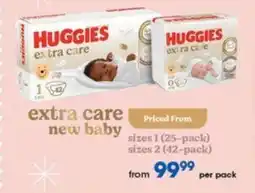 Clicks HUGGIES extra care offer