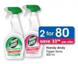 Clicks Handy Andy Trigger Spray 500 ml offer