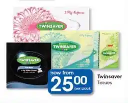 Clicks Twinsaver Tissues offer