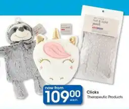 Clicks Clicks Therapeutic Products offer