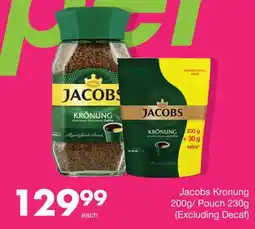 Save Hyper Jacobs Kronung 200g/ Pouch 230g (Excluding Decaf) offer