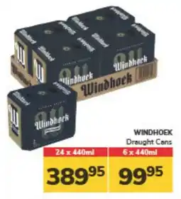 WINDHOEK Draught Cans 6x440ml