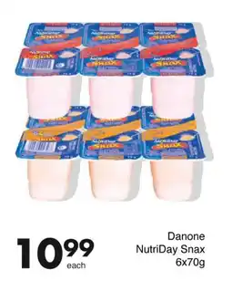 Save Hyper Danone NutriDay Snax 6x70g offer