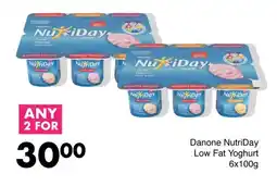 Save Hyper Danone NutriDay Low Fat Yoghurt offer