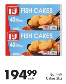 Save Hyper I&J Fish Cakes 2kg offer
