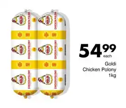 Save Hyper Goldi Chicken Polony 1kg offer