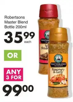 Save Hyper Robertsons Master Blend Bottle 200ml offer