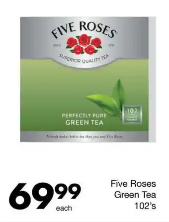 Save Hyper Five Roses Green Tea 102's offer