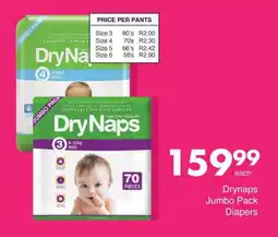 Save Hyper Drynaps Jumbo Pack Diapers offer