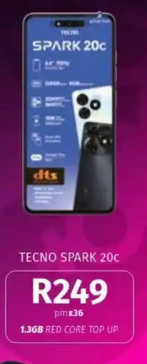 Vodacom TECNO SPARK 20C offer