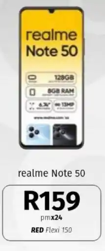 Vodacom realme Note 50 offer
