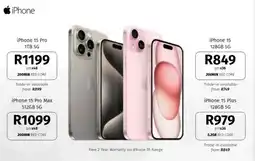 Vodacom iPhone 15 Pro 1TB 5G offer