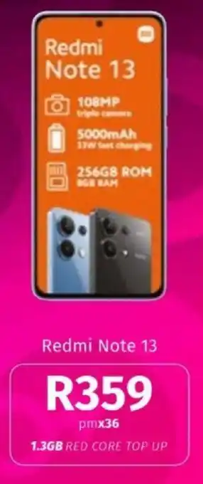 Vodacom Redmi Note 13 offer