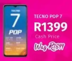 Vodacom TECNO POP 7 offer