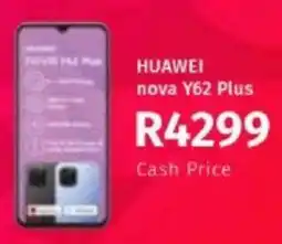 Vodacom HUAWEI nova Y62 Plus offer