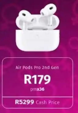 Vodacom Air Pods Pro 2nd Gen offer