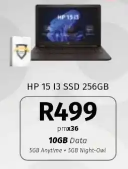 Vodacom HP 15 13 SSD 256GB offer