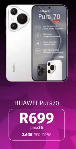 Vodacom HUAWEI Pura70 offer