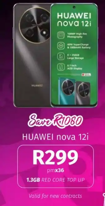 Vodacom HUAWEI nova 12i offer