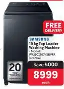 Makro Samsung 19Kg Top Loader Washing Machine WA19CG6745BVFA offer
