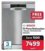Makro Bosch 13-Place Dishwasher SMS46NIOOZ offer
