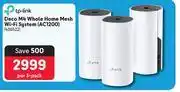 Makro TP Link Deco M4 Whole Home Mesh WiFi System AC1200-Per 3 Pack offer