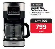 Makro Eiger Digital Filter Coffee Machine EG-APCD001 offer