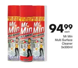 Save Hyper Mr Min Multi Surface Cleaner 3x300ml offer