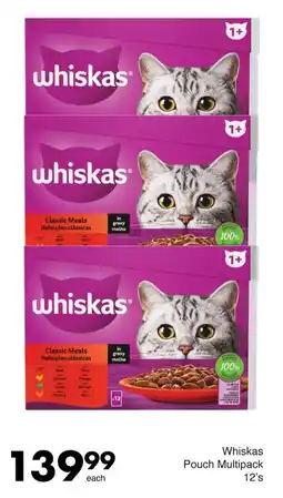 Save Hyper Whiskas Pouch Multipack 12's offer