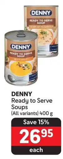 DENNY Ready to Serve Soups (All variants) 400 g