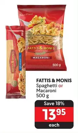 FATTIS & MONIS Spaghetti or Macaroni