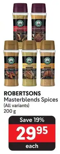 Makro ROBERTSONS Masterblends Spices (All variants) offer