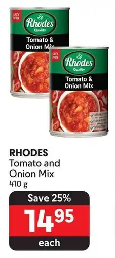 Makro RHODES Tomato and Onion Mix offer