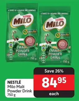 Makro NESTLÉ Milo Malt Powder Drink offer