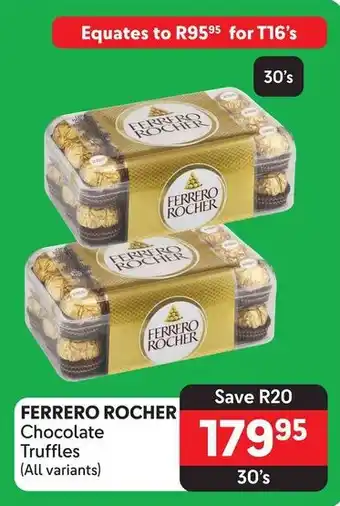 Makro FERRERO ROCHER Chocolate Truffles (All variants) offer